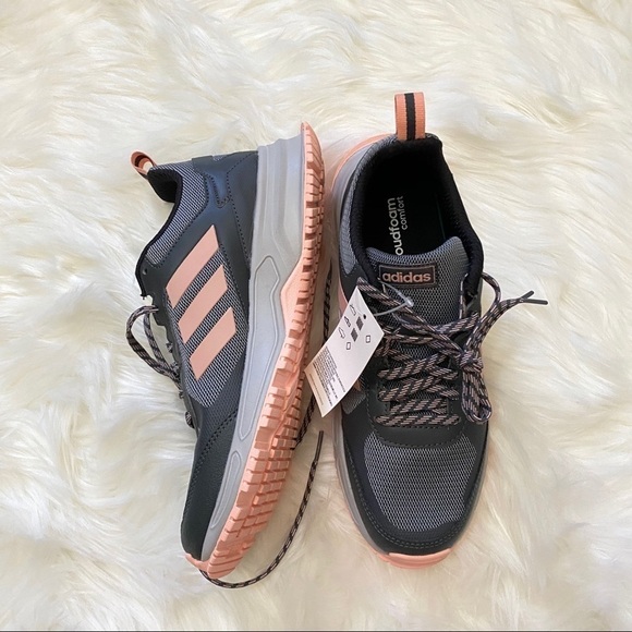 ADIDAS ROCKADIA TRAIL RUNNING SHOE SZ 9 PINK/GREY - Picture 9 of 12